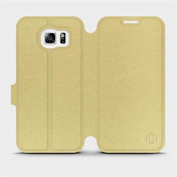 Etui do Samsung Galaxy S6 Edge - wzór Gold&Orange
