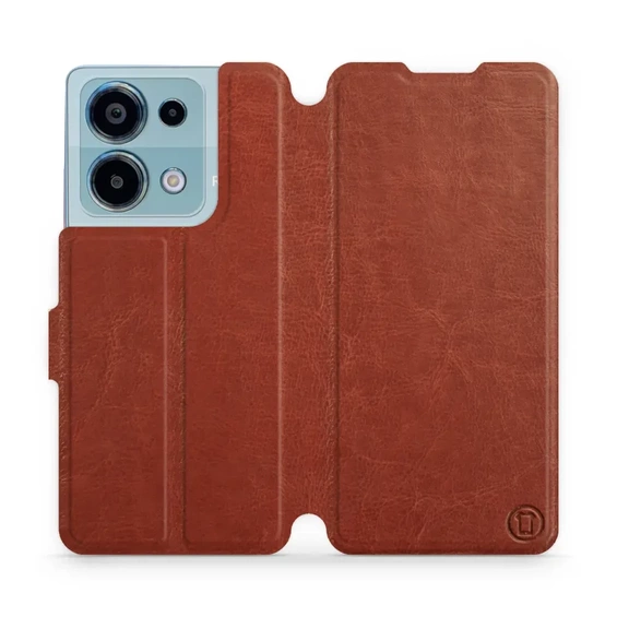 Etui do Xiaomi Redmi Note 13 Pro 4G - wzór Brown&Orange