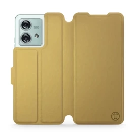 Etui do Motorola Edge 40 Neo - wzór Gold&Gray