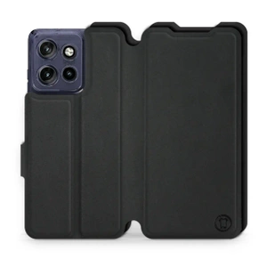 Etui Soft Touch do Motorola Edge 50 Neo - wzór Satynowa czerń