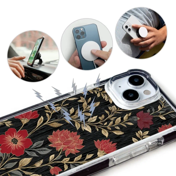 Etui MagSafe Elite Bumper Apple iPhone X - wzór D172D