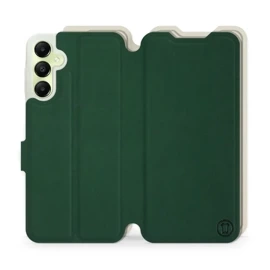 Etui Soft Touch do Samsung Galaxy A05s - wzór Miejska zieleń z platyną