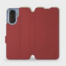 Etui Soft Touch do Huawei Nova Y70 - wzór Zachodząca czerwień z platyną