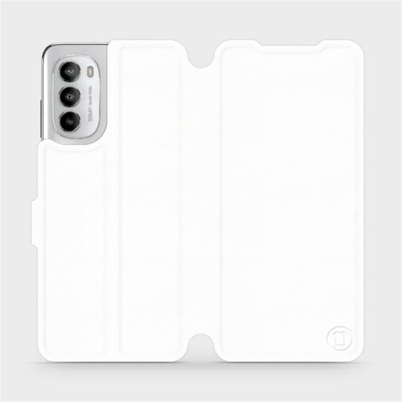 Etui do Motorola Moto G82 5G - wzór White&Orange