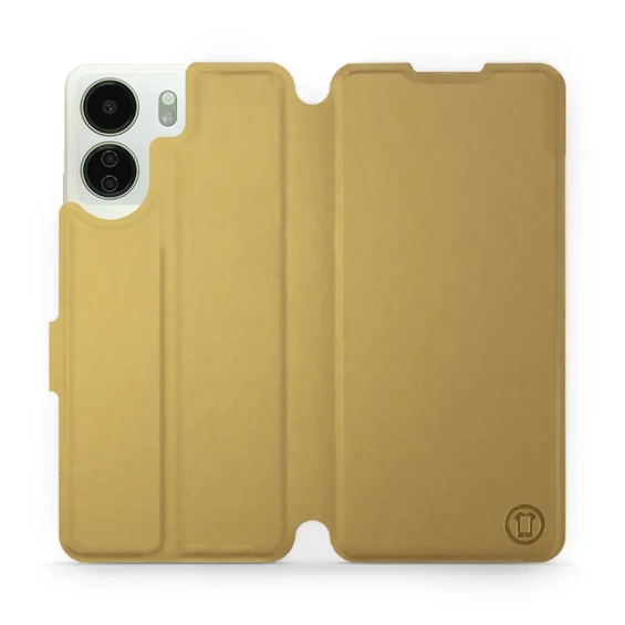 Etui do Xiaomi Redmi 13C - wzór Gold&Gray