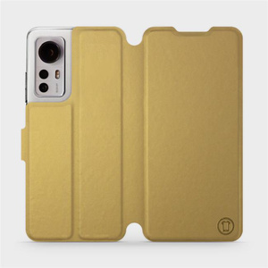 Etui do Xiaomi 12 - wzór Gold&Orange