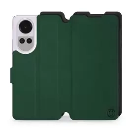 Etui Soft Touch do OPPO Reno 10 Pro 5G - wzór Miejska zieleń z czernią