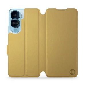 Etui do Huawei Honor 90 Lite - wzór Gold&Gray