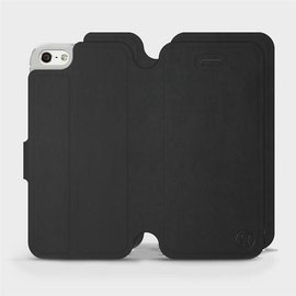 Etui Soft Touch do Apple iPhone SE - wzór Satynowa czerń