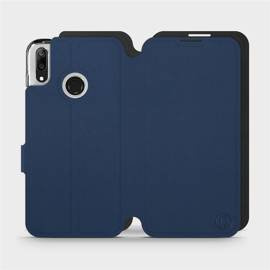 Etui Soft Touch do Huawei Y7 2019 - wzór Głęboki granat z czernią