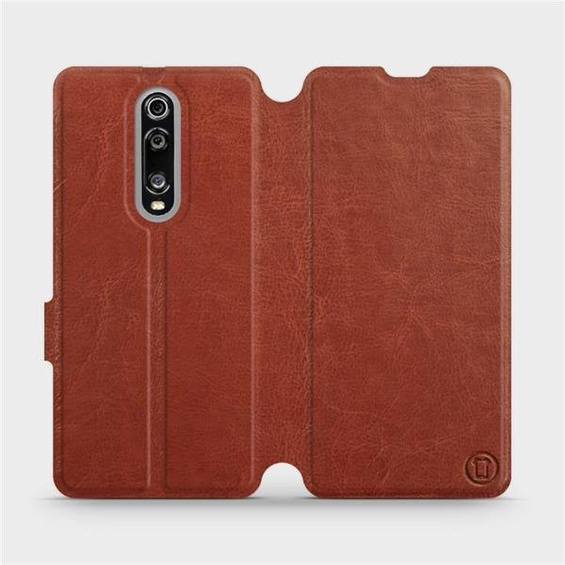 Etui do Xiaomi Mi 9T - wzór Brown&Orange