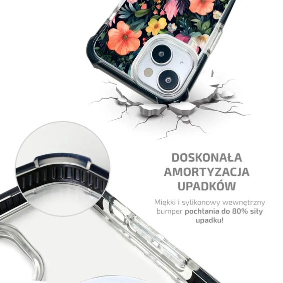Etui MagSafe Elite Bumper Apple iPhone 16 Pro - wzór D009D