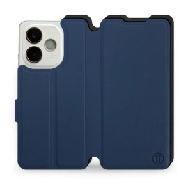 Etui Soft Touch do OPPO A5 Pro 5G - wzór Głęboki granat z czernią