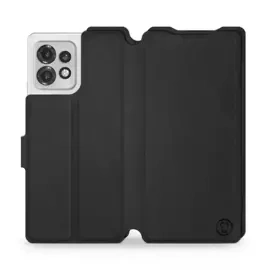 Etui Soft Touch do Motorola Edge 40 Pro - wzór Satynowa czerń