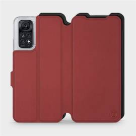 Etui Soft Touch do Xiaomi Redmi Note 11S - wzór Zachodząca czerwień z czernią
