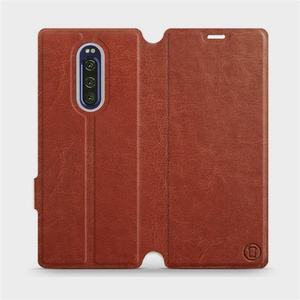 Etui do Sony Xperia 1 - wzór Brown&Orange