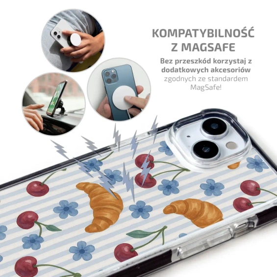Etui MagSafe Elite Bumper Apple iPhone 15 - wzór DP85D