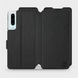 Etui Soft Touch do Huawei P30 - wzór Satynowa czerń