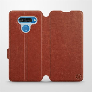 Etui do LG Q60 - wzór Brown&Orange