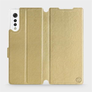 Etui do LG Velvet - wzór Gold&Gray