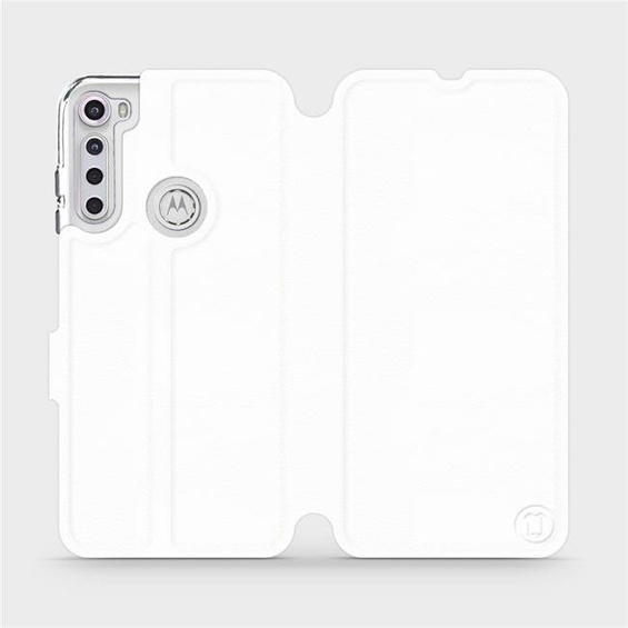 Etui do Motorola One Fusion Plus - wzór White&Orange