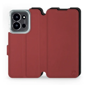 Etui Soft Touch do Xiaomi Poco C85 5G - wzór Zachodząca czerwień z czernią