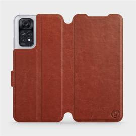Etui do Xiaomi Redmi Note 11S - wzór Brown&Orange