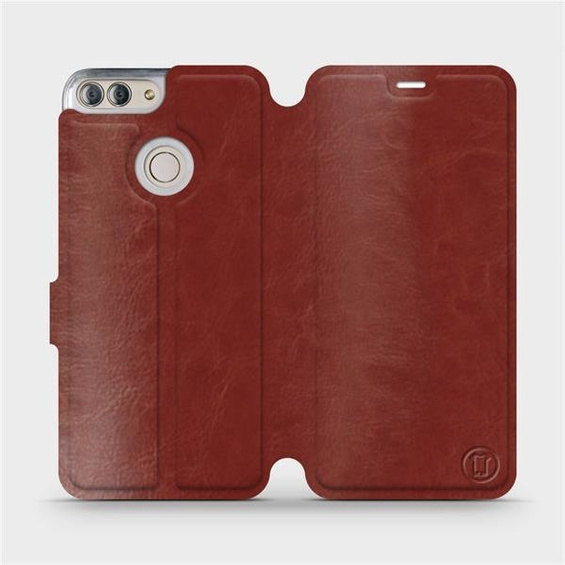 Etui do Huawei P Smart - wzór Brown&Gray