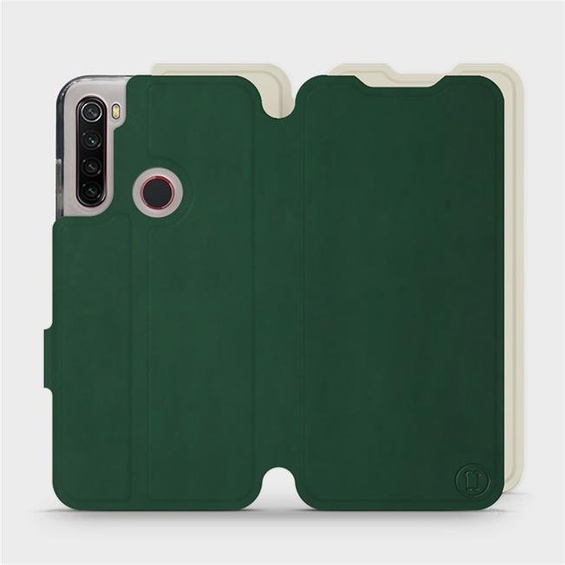 Etui Soft Touch do Xiaomi Redmi Note 8 2021 - wzór Miejska zieleń z platyną