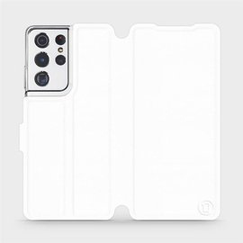 Etui do Samsung Galaxy S21 Ultra - wzór White&Gray