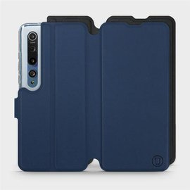 Etui Soft Touch do Xiaomi Mi 10 - wzór Głęboki granat z czernią