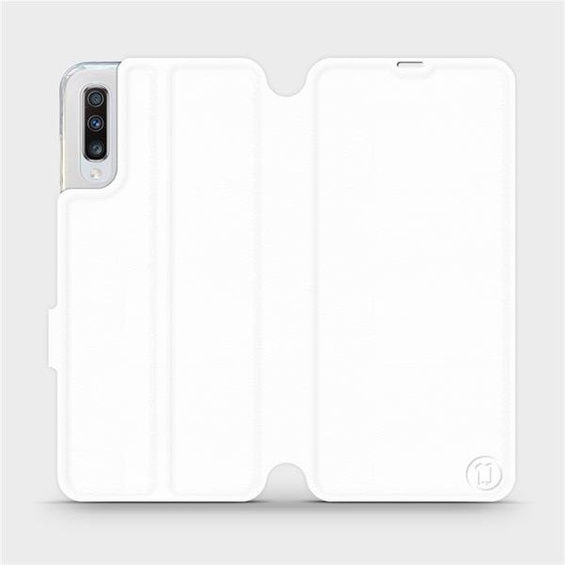 Etui do Samsung Galaxy A70 - wzór White&Orange
