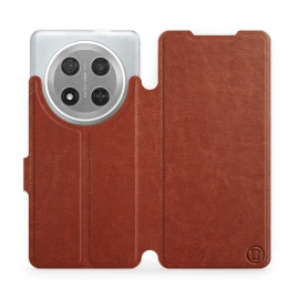 Etui do Huawei Honor Magic7 Lite 5G - wzór Brown&Orange