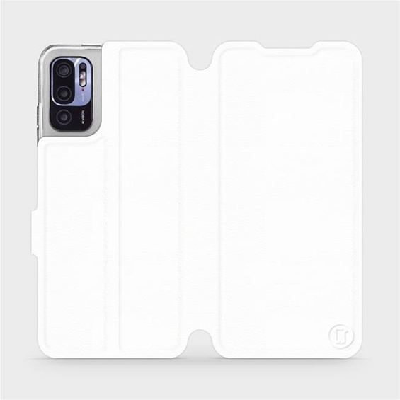 Etui do Xiaomi Redmi Note 10 5G - wzór White&Orange
