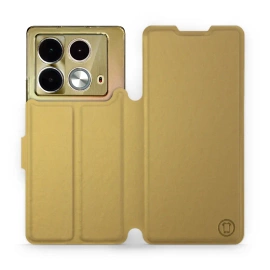 Etui do Infinix Note 40 - wzór Gold&Orange