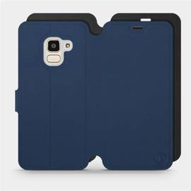 Etui Soft Touch do Samsung Galaxy J6 2018 - wzór Głęboki granat z czernią