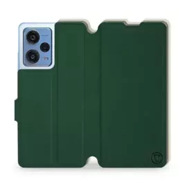 Etui Soft Touch do Xiaomi Redmi Note 12 Pro 5G - wzór Miejska zieleń z platyną