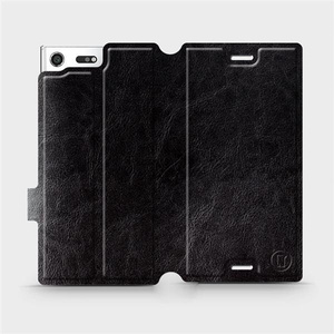 Etui do Sony Xperia XZ Premium - wzór Black&Orange