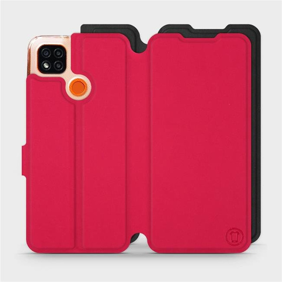 Etui Soft Touch do Xiaomi Redmi 9C - wzór Żywa czerwień z czernią
