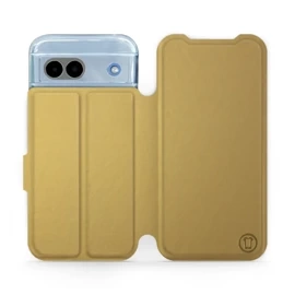 Etui do Google Pixel 8A - wzór Gold&Orange
