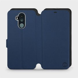 Etui Soft Touch do Huawei Mate 20 Lite - wzór Głęboki granat z czernią