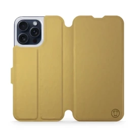 Etui do Apple iPhone 15 Pro Max - wzór Gold&Gray