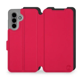 Etui Soft Touch do Samsung Galaxy A26 5G - wzór Żywa czerwień z czernią