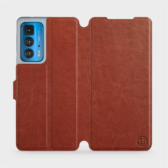 Etui do Motorola Edge 20 Pro - wzór Brown&Gray