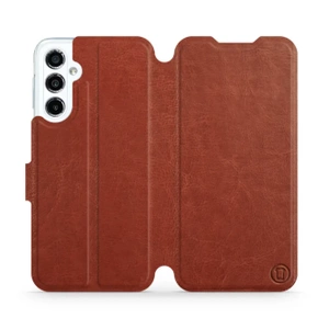 Etui do Samsung Galaxy M34 5G - wzór Brown&Orange