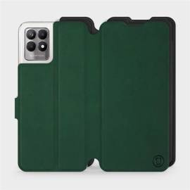 Etui Soft Touch do Realme 8i - wzór Miejska zieleń z czernią