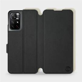 Etui Soft Touch do Xiaomi Redmi Note 11S 5G - wzór Satynowa czerń z platyną