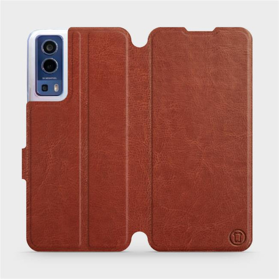 Etui do Vivo Y52 5G - wzór Brown&Gray