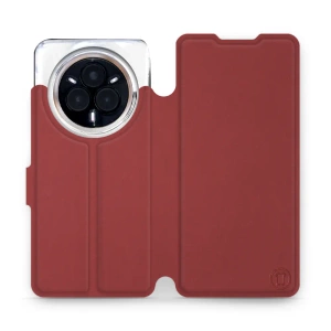 Etui Soft Touch do Realme 14 Pro Plus 5G - wzór Zachodząca czerwień z platyną