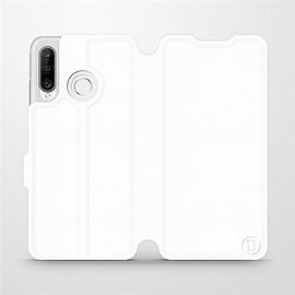 Etui do Huawei P30 Lite - wzór White&Orange
